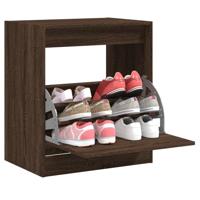VidaXL Schoenenkast 60x42x69 cm bewerkt hout bruin eikenkleur