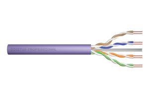 Digitus DK-1613-VH-1 Netwerkkabel CAT 6 U/UTP 4 x 2 x 0.25 mm² Violet 100 m