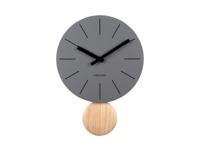 Wandklok Arlo Pendulum - Grijs - Ø30cm