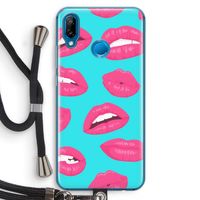 Bite my lip: Huawei P20 Lite Transparant Hoesje met koord