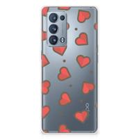 OPPO Reno 6 Pro Plus 5G | TPU bumper | Hearts