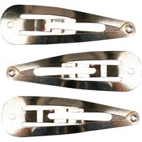 Creativ Company Haarspeld, l: 45 mm, b: 14 mm, verzilverd, 100 stuk/ 1 doos