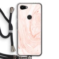 Peach bath: Pixel 3a Transparant Hoesje met koord