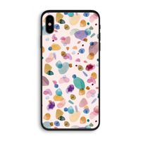 Terrazzo Memphis Pink: iPhone XS Biologisch afbreekbaar hoesje