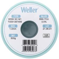 Weller WSW SC M1 Soldeertin, loodvrij Spoel Sn0,7Cu 500 g 1 mm - thumbnail