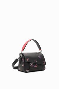 Kleine tas met bloemen - BLACK - U