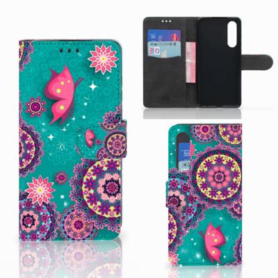 Huawei P30 Hoesje Cirkels en Vlinders