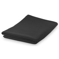 Yoga/fitness handdoek extra absorberend 150 x 75 cm zwart   -