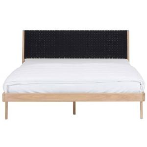Gazzda Fawn bed 160x200 cotton webbing black