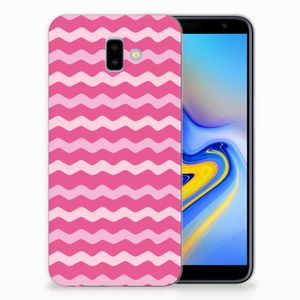 Samsung Galaxy J6 Plus (2018) TPU bumper Waves Pink