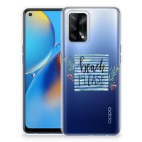 OPPO A74 4G Telefoonhoesje met Naam Boho Beach - thumbnail