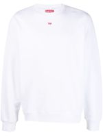 Diesel sweat S-Ginn-D à logo appliqué - Blanc