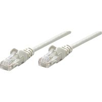 Intellinet 733212 RJ45 Netwerkkabel, patchkabel CAT 6 S/FTP 0.50 m Grijs Vergulde steekcontacten 1 stuk(s)
