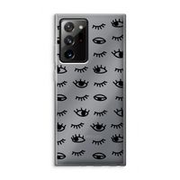 Eye pattern #2: Samsung Galaxy Note 20 Ultra / Note 20 Ultra 5G Transparant Hoesje
