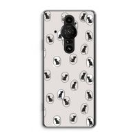 Miauw: Sony Xperia Pro-I Transparant Hoesje Miauw: Sony Xperia Pro-I Transparant Hoesje