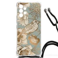 Case voor Samsung Galaxy A13 4G Vintage Bird Flowers