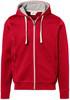 Hakro 455 Hooded jacket Bonded - Red/Silver - S