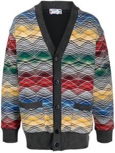 Missoni cardigan en maille zigzag - Gris