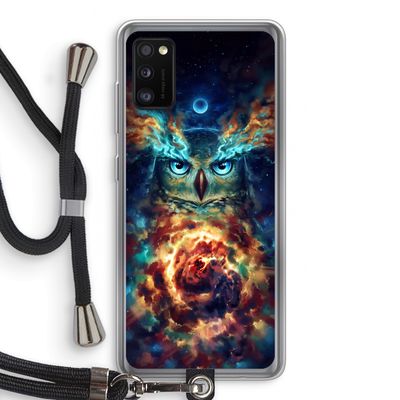 Aurowla: Samsung Galaxy A41 Transparant Hoesje met koord