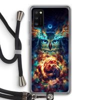 Aurowla: Samsung Galaxy A41 Transparant Hoesje met koord