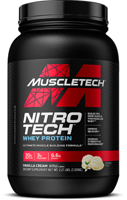 MuscleTech Nitro Tech Whey Protein Vanilla Cream (908 g)