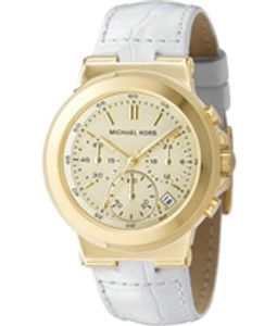 Horlogeband Michael Kors MK5224 Leder Wit 22mm