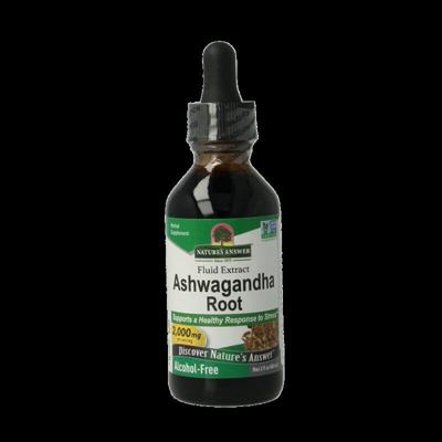Natures Answer Ashwagandha extract alcoholvrij 60 Milliliter