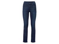 esmara Dames jeans - slim fit (34, Donkerblauw/kort)