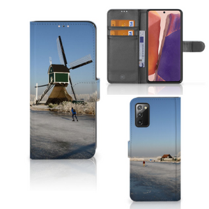 Samsung Galaxy Note 20 Flip Cover Schaatsers