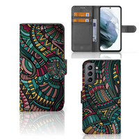 Samsung Galaxy S21 FE Telefoon Hoesje Aztec - thumbnail