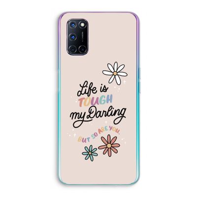 Tough Life: Oppo A72 Transparant Hoesje