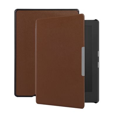 Lunso - Kobo Aura H20 Edition 1 hoes (6.8 inch) - sleep cover - Bruin