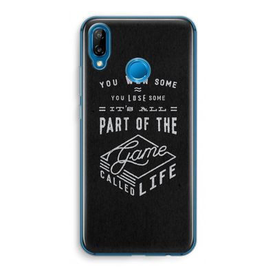 Life: Huawei P20 Lite Transparant Hoesje