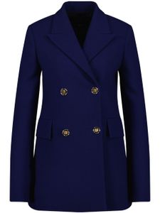 Giambattista Valli peak-lapels double-breasted blazer - Bleu