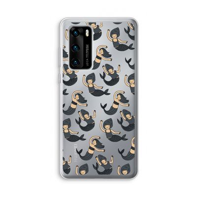 Zeemeermin: Huawei P40 Transparant Hoesje
