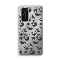 Zeemeermin: Huawei P40 Transparant Hoesje