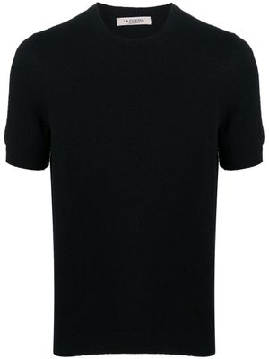 Fileria polo en jersey à manches courtes - Noir