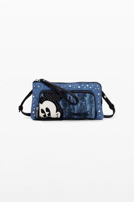 Denim portemonnee L Mickey Mouse - BLUE - U Denim portemonnee L Mickey Mouse - BLUE - U