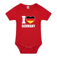 I love Germany baby rompertje rood Duitsland jongen/meisje - thumbnail