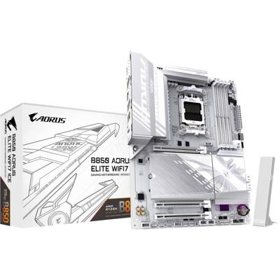 Gigabyte B850 A ELITE WF7 ICE Moederbord Socket AMD AM5 Vormfactor ATX Moederbord chipset AMD® B850