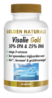 Golden Naturals Supplementen Visolie EPA50% / DHA 25% 60Capsules