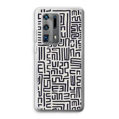 Moroccan Print: Huawei P40 Pro Plus Transparant Hoesje