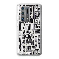 Moroccan Print: Huawei P40 Pro Plus Transparant Hoesje