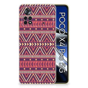 Xiaomi Poco X4 Pro 5G TPU bumper Aztec Paars