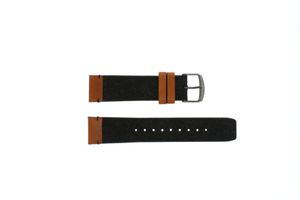 Horlogeband Timex PW2P95500 Leder Cognac 22mm