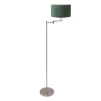 Steinhauer VloerlampBella metaal met groene kap - 3880ST