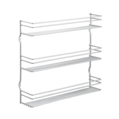 Metaltex space saver smart kitchen pepito kruidenrek 3 etages 36x32x8 cm zilver