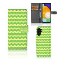 Samsung Galaxy A04s | Samsung Galaxy A13 5G | Telefoon Hoesje | Waves Green