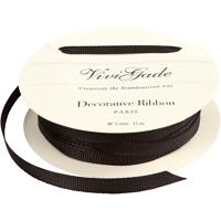 Creativ Company Decoratie lint, b: 6 mm, zwart, 15 m/ 1 rol