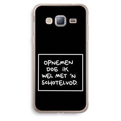 Schotelvod: Samsung Galaxy J3 (2016) Transparant Hoesje